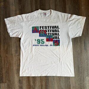 Vintage 90s Pennsylvania Arts Festival '95 T-Shirt - size XLarge